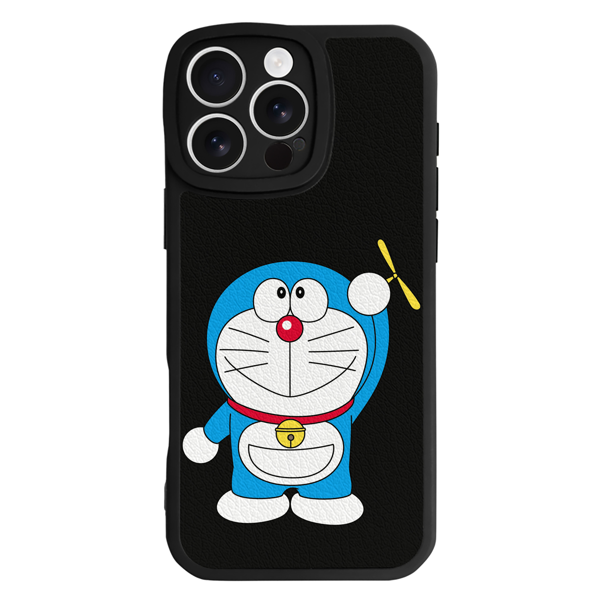 （画像用） ドラえもん Doraemon 【iPhone 16シリーズ対応】シリコンスマホケース（レザー調） 材質：シリコン